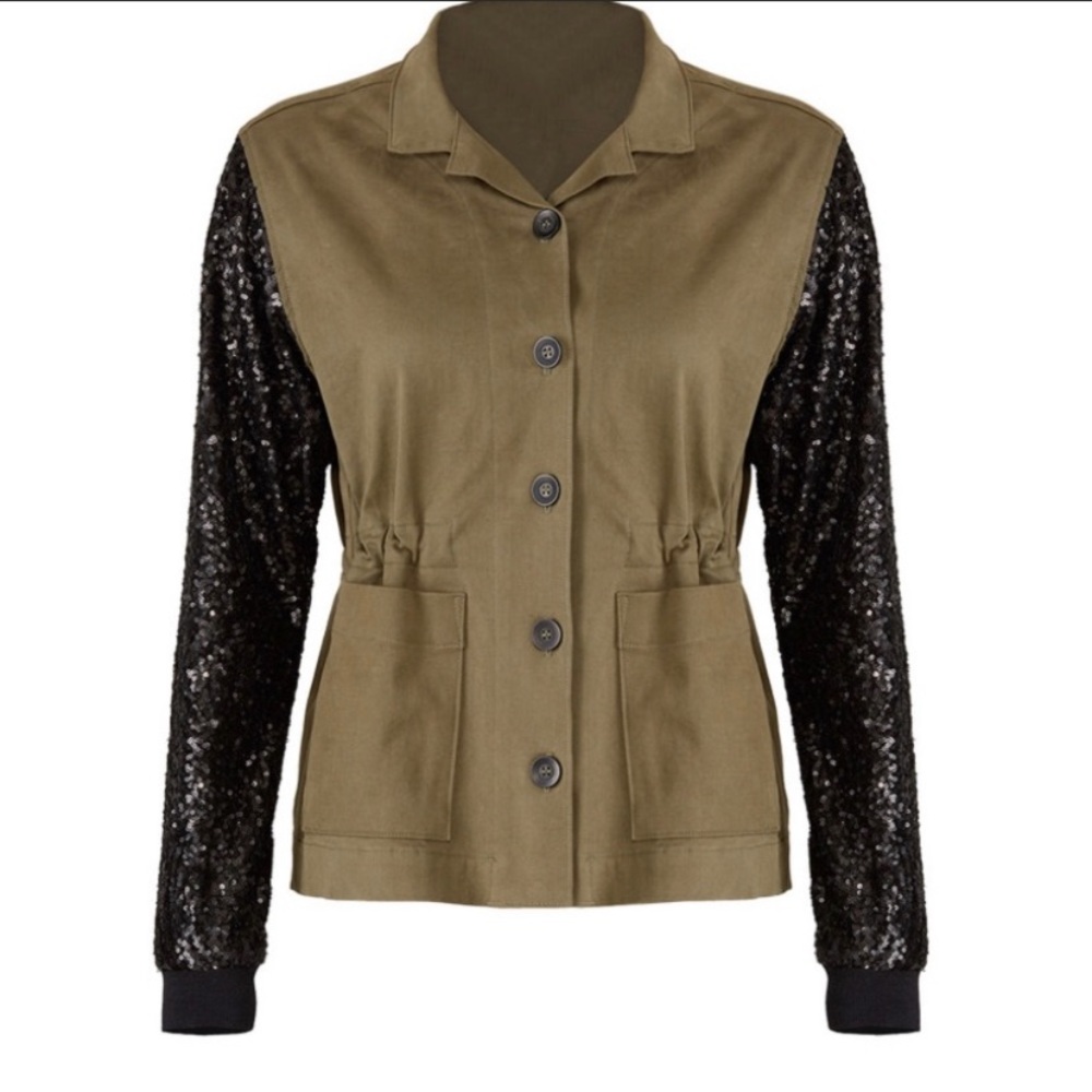 John Eshaya for JET Sequin Military Jacket